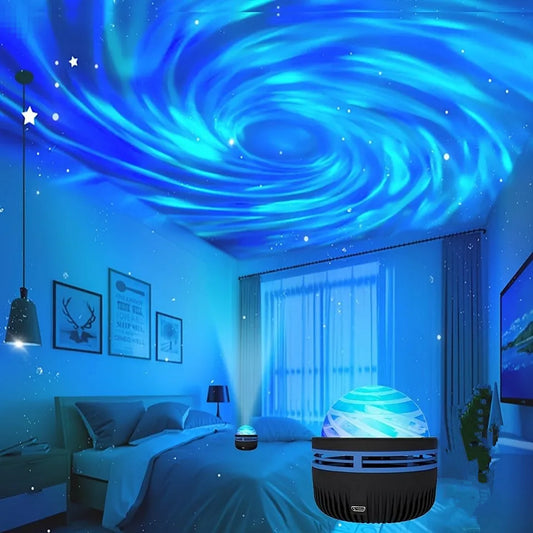 New LED Galaxy Projector Light Colorful Galaxy Sky Christmas Party Decoration Projector Bedroom Night Light Kids Room Decoration