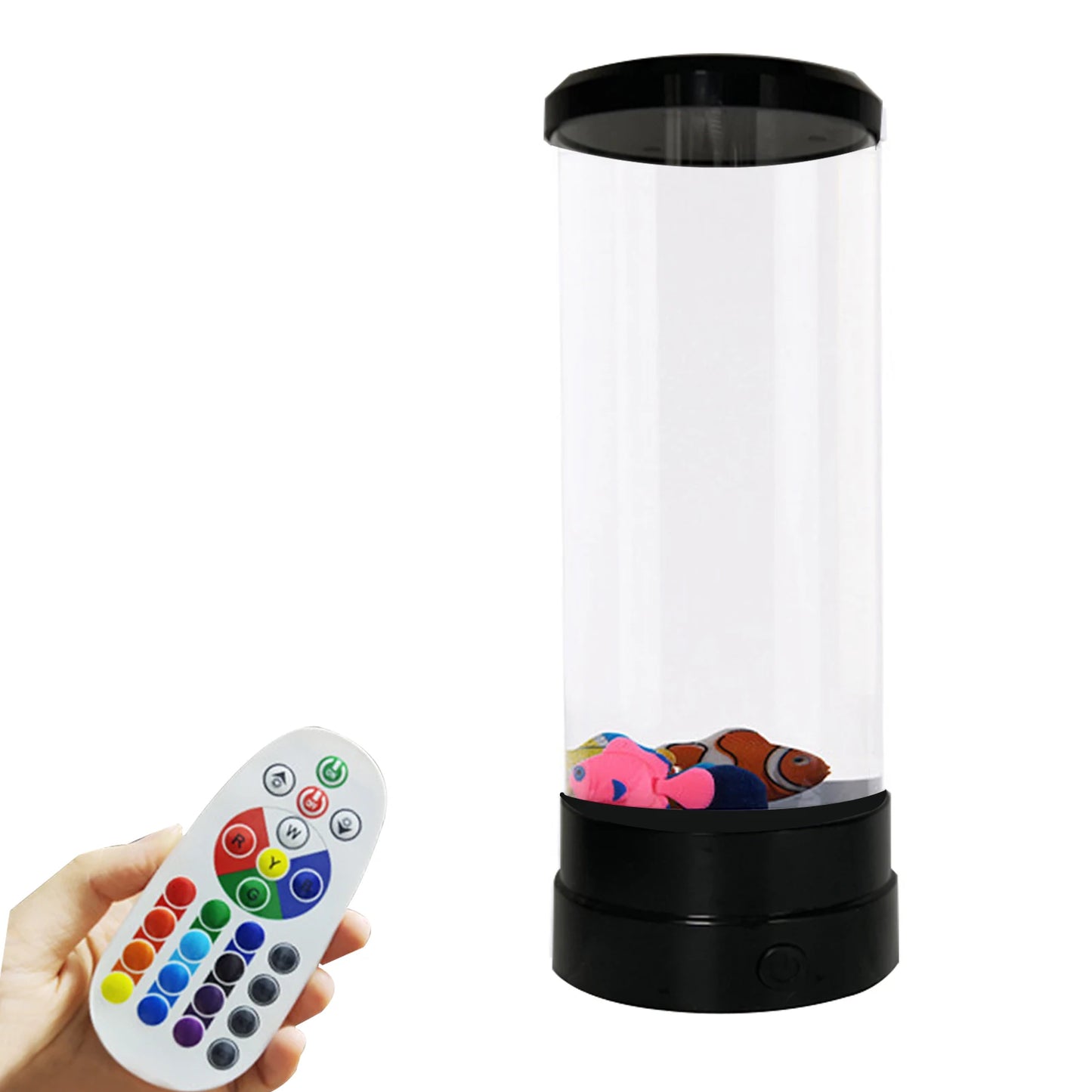 Add a Pop of Color and Fun to Your Space with the USB Colorful Bubble Fish Lamp LED Nightlight for a Relaxing Atmosphere