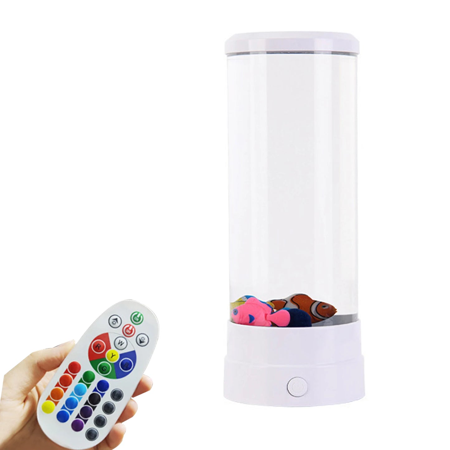 Add a Pop of Color and Fun to Your Space with the USB Colorful Bubble Fish Lamp LED Nightlight for a Relaxing Atmosphere